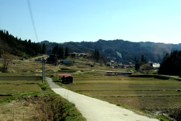 小川村の道